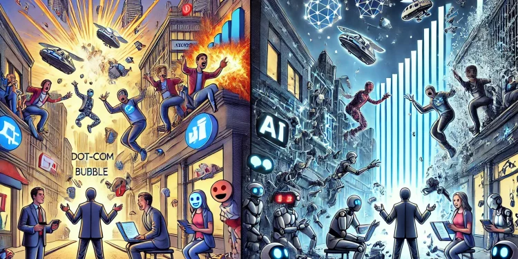 Algunas personas creen que esto mismo está pasando hoy con la inteligencia artificial. Desde que apareció ChatGPT, la IA ha despertado un enorme entusiasmo y ha hecho que muchos tengan expectativas muy altas sobre su futuro.